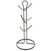 Home Basics Wire Collection 6 Hook Mug Tree, Black MT01996